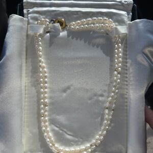 Classic Double-Strand Freshwater Pearl Necklace